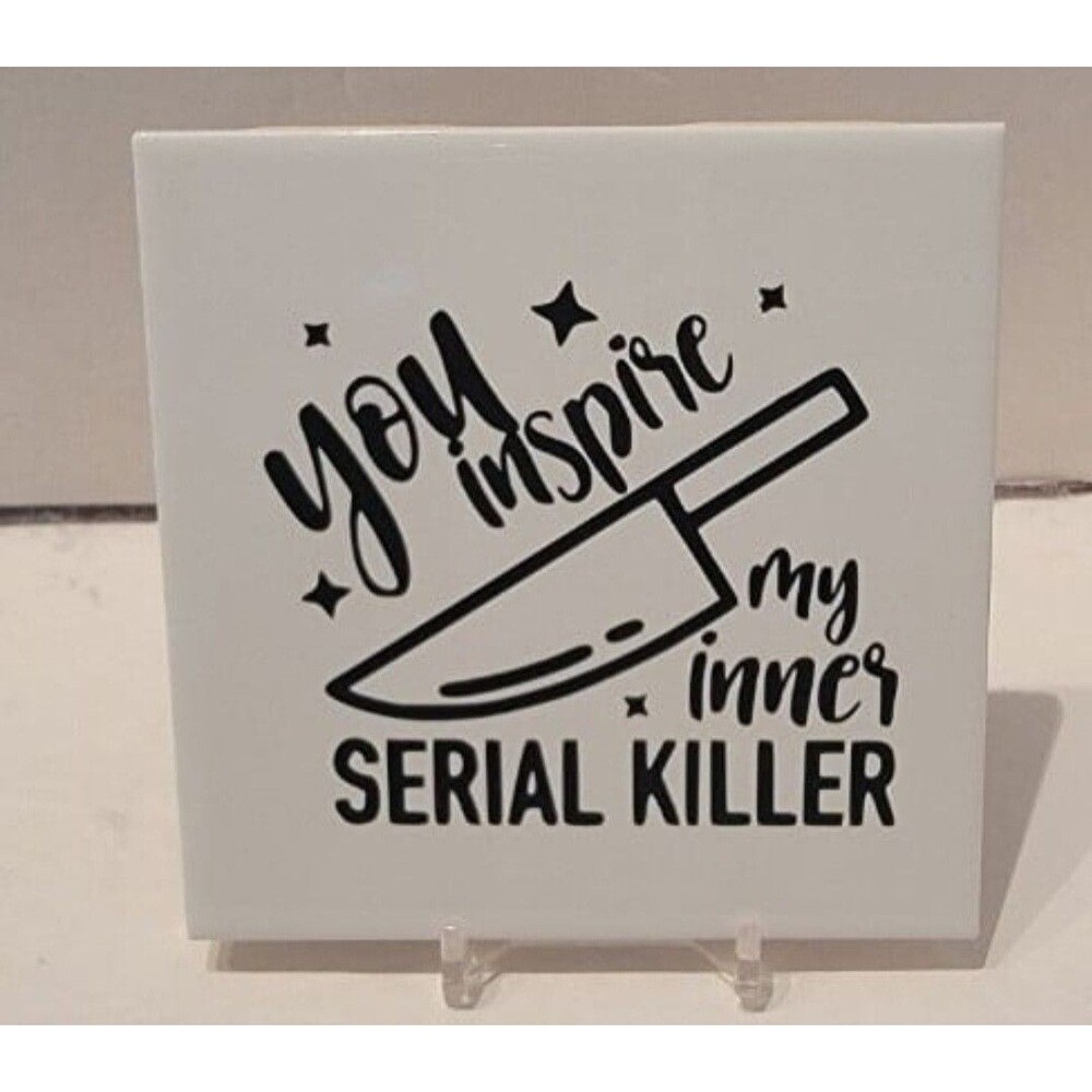 You Inspire Ceramic Tile Coaster